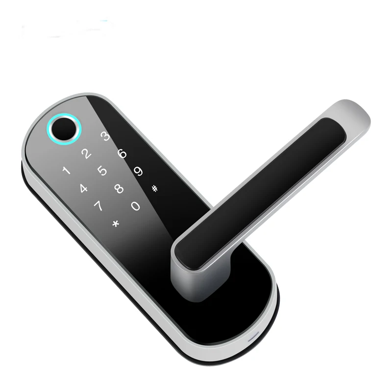 Smart Bluetooth Fingerprint Door Lock With TTLock App Touch Keypad Electronic Fingerprint Handle Cerradura Inteligente
