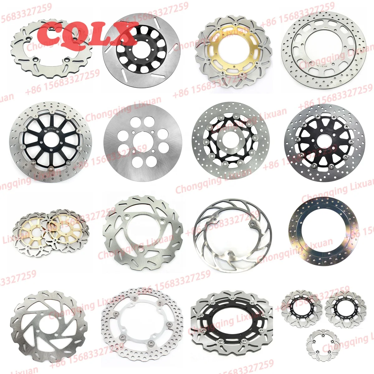 Motorcycle Part Disc Brake Front 240mm Motorcycle Disc Brake Kit for Kawasaki GPZ250 GPZ305 KH100 KH125