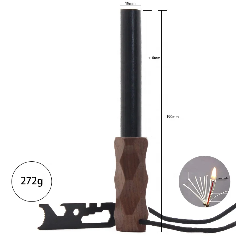 Xxl Big Bushcraft Campfire Emergency Ferro Rod Fire Starter With