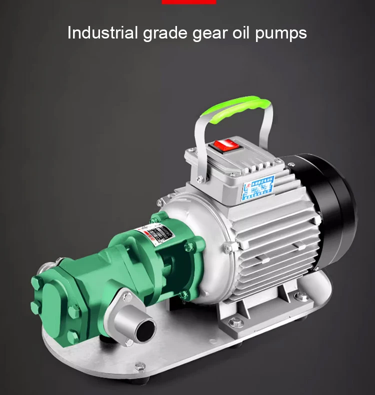 Wcb Gear Oil Pumps Stainless Steel Automatic Oil Suction Gear Pump