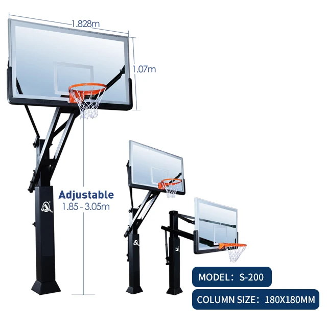 Custom Order Inground Basketball Hoop In Ground Basketball Hoop