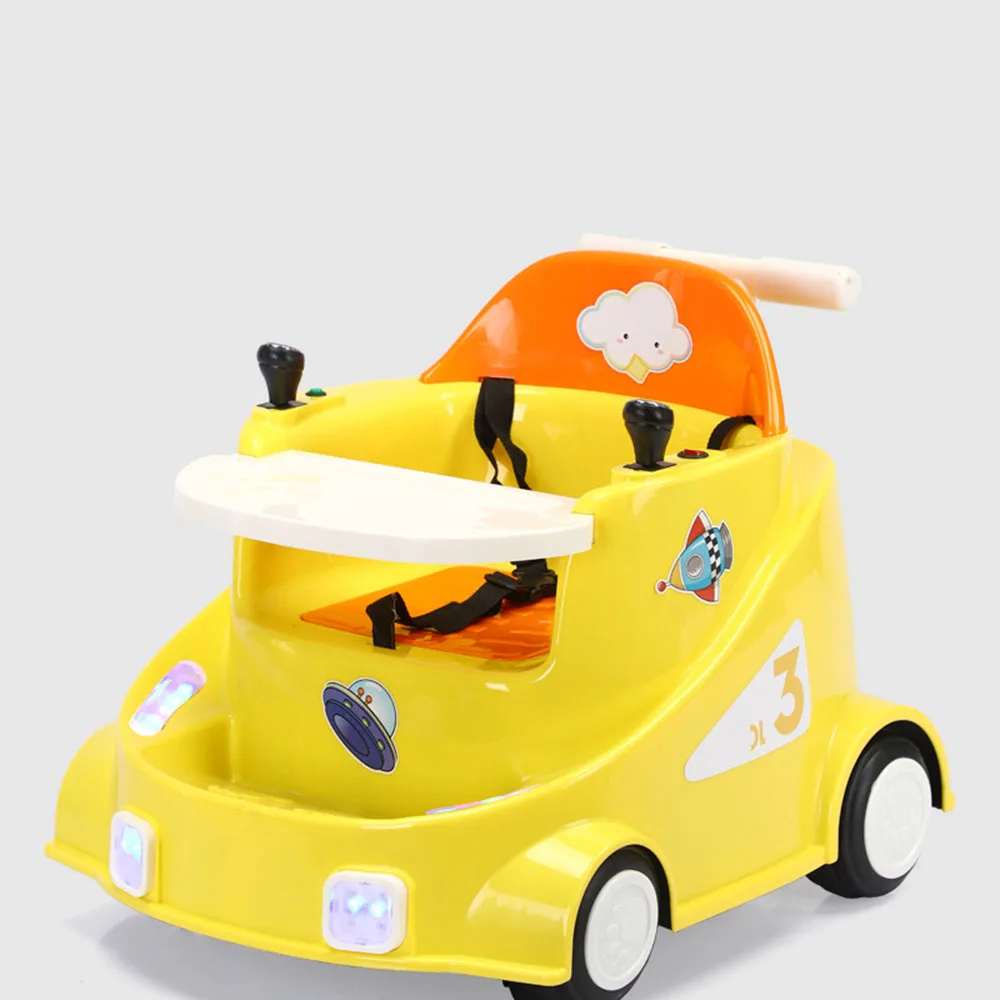 New Hot Selling Children's Ride-On Car with Push Handle Tray Four-Wheel Walker Push-Able for 2-4 Years Old