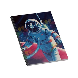 High Quality and Good Price Waterproof Color Hardcover Notebook  A4 Size 60sheets Ruled Line Spiral Notebook