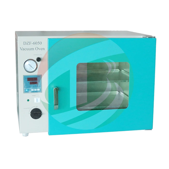 DZF 6050 Small Battery Laboratory Vacuum Drying Dryer Oven Equipment With Pump