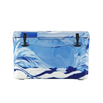JJ CASE 50QT cooler box with wheels and Handle Fishing Plastic Coolers box