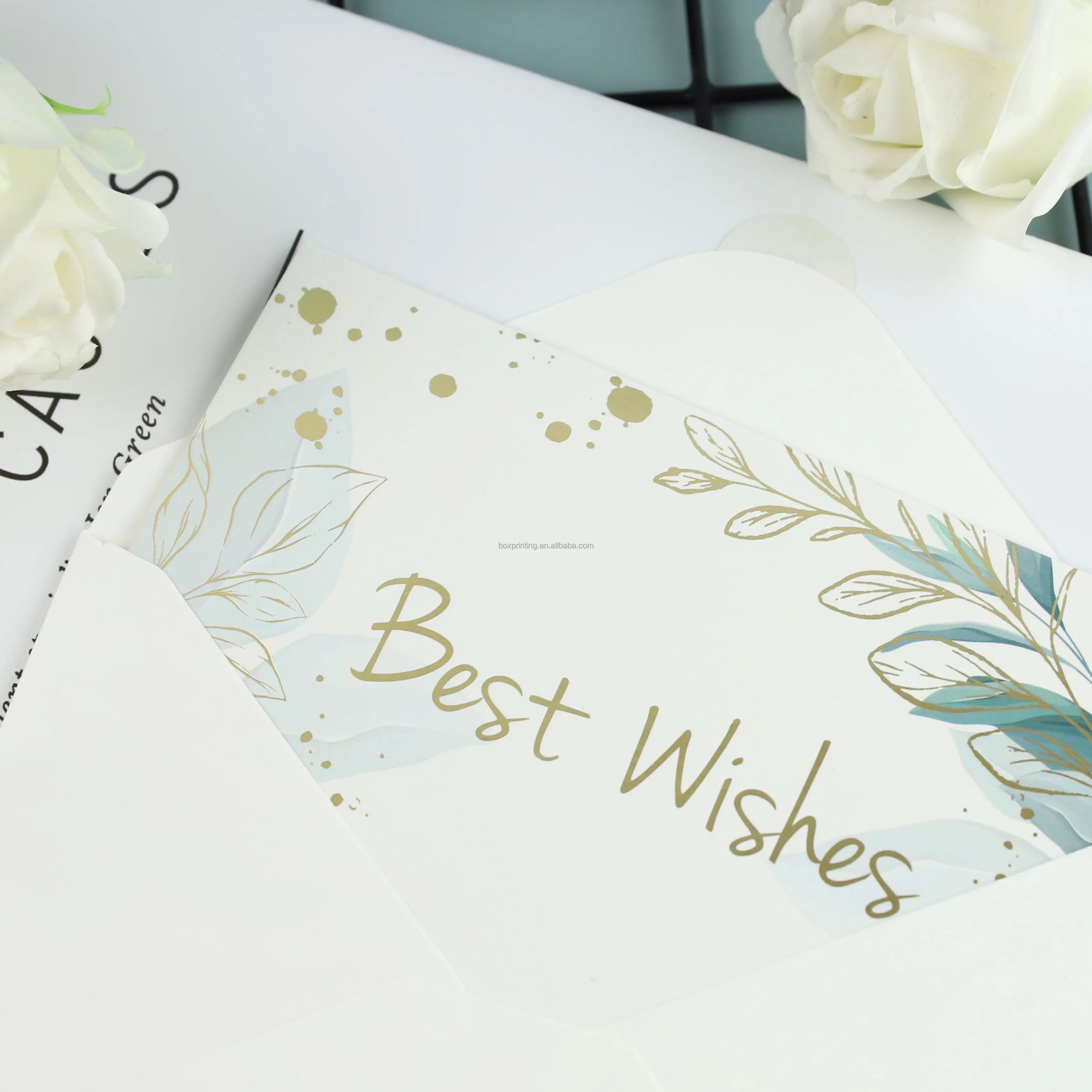 Полноцветная офсетная печатная открытка на заказ