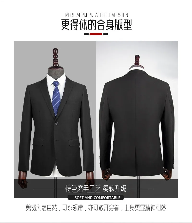 2024 New style breathable comfortable anti-wrinkle business men suit custom mens suit factory