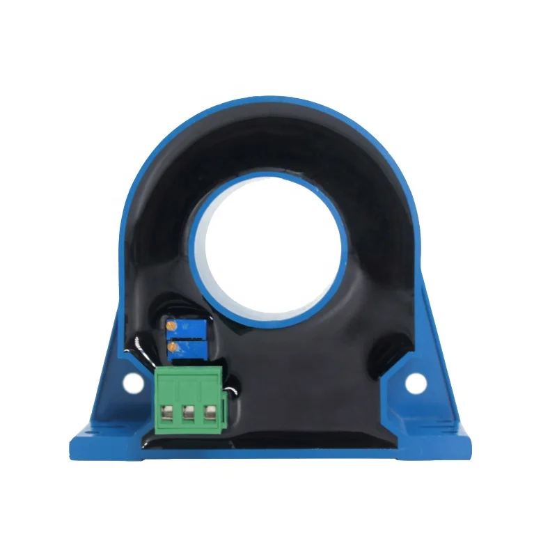DC Current Sensing Switch 0-50A/0-100A 4-20ma Perforated DC Ampere Switch Din DC Current Sensor Induction Switch Hall Sensor