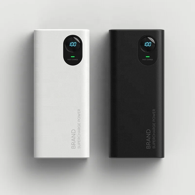 Wholesale Customize Power Bank Universal Portable Smart Phone Charger Gift Factory Price Lithium Battery 65W Power Bank 30000mah
