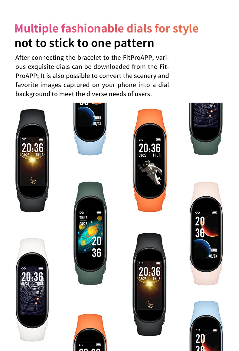M8 Band USB Charger Bracelet Smart Watch Reloj Inteligente Wristbands Watch D20 Sports Live Wallpaper Heart Rate Pedometer