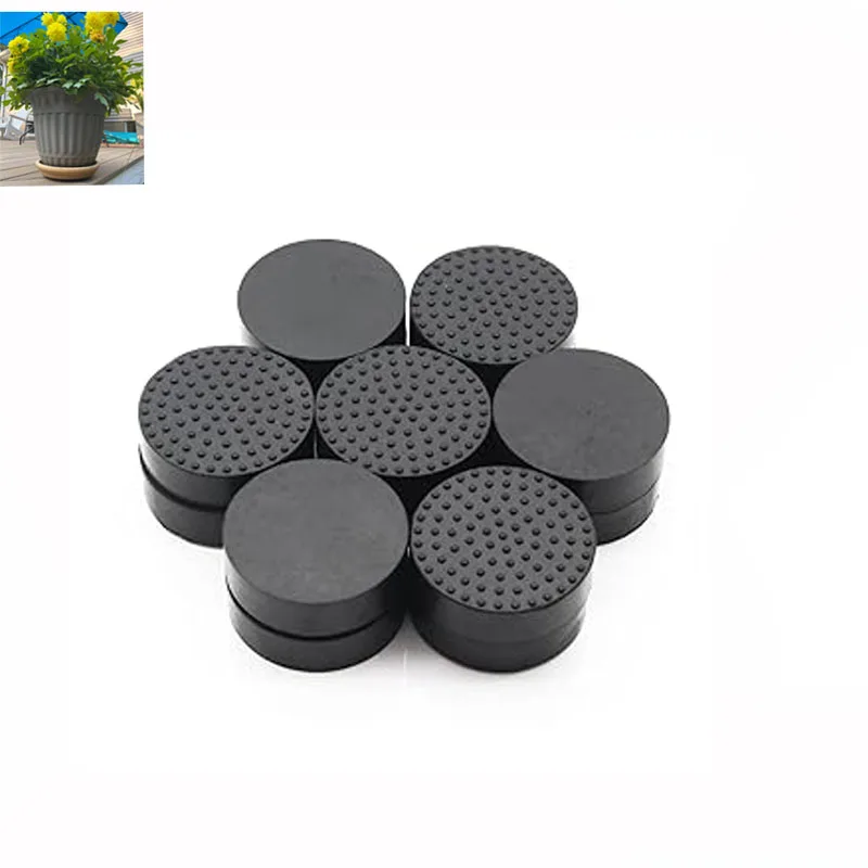 Invisible Indoor/Outdoor Plant Lifters Non-Slip Surface Grip for Flowers Pot Planters Custom Cutting Processing Service Rubber