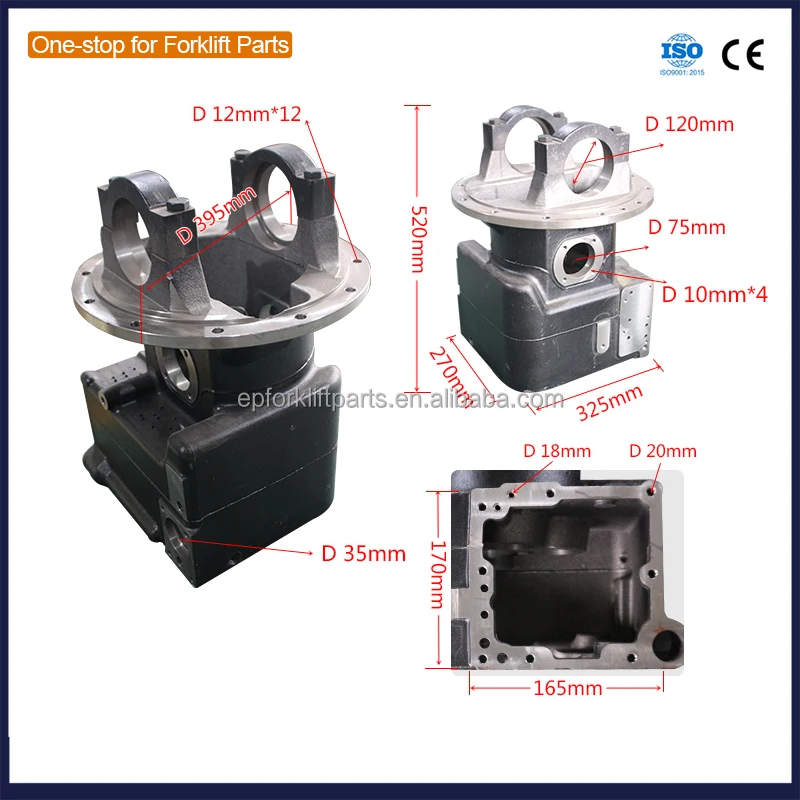 Genuine Forklift Parts Forklift Hydraulic Transmission Housing For New