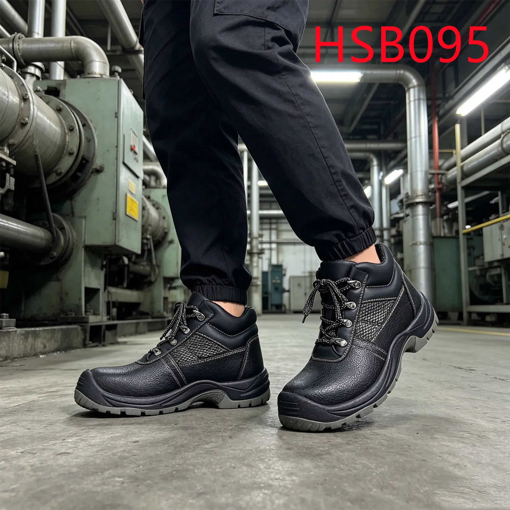 HY,Quarry Work Anti-stab Indestructible Security Footwear Anti-Collision Protective Grade S3 Safety Shoes for Building HSB095