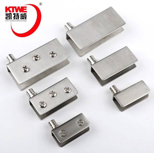 Поворотные петли для стеклянных дверей, шкафов, 180 дюйма, встраиваемый шарнир