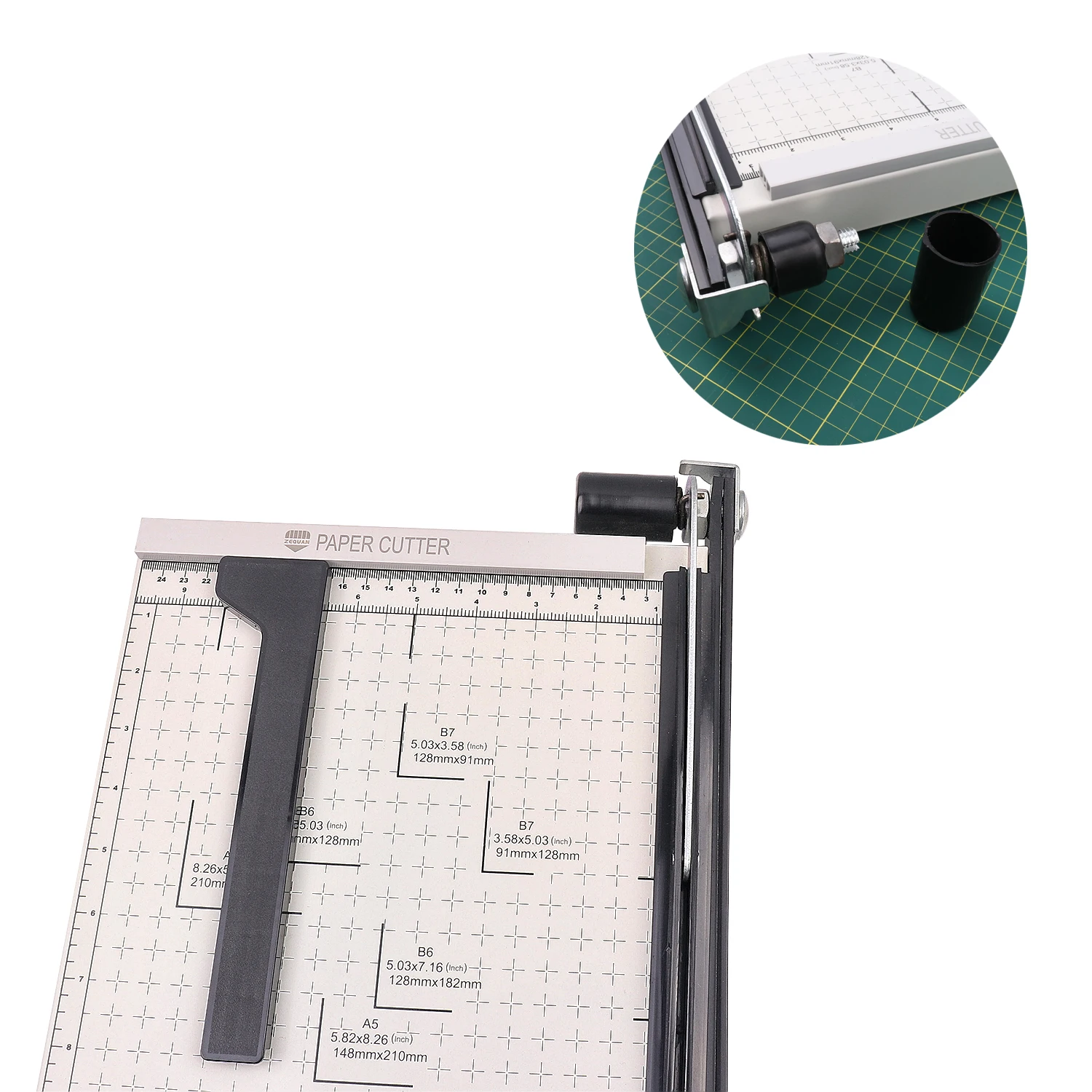 ZEQUAN Manual A4 Photo Document Paper Cutter Office Home Use Trimmer