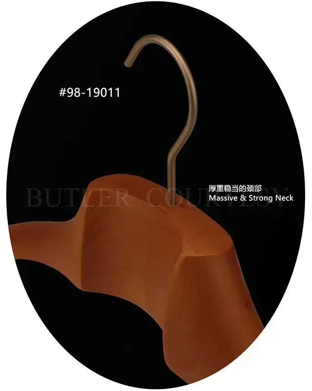 Elegant and Massive  Customize Beech  Wooden Coat Hanger Fancy Wide Shoulder Wooden Clothes Suit Luxury Hanger
