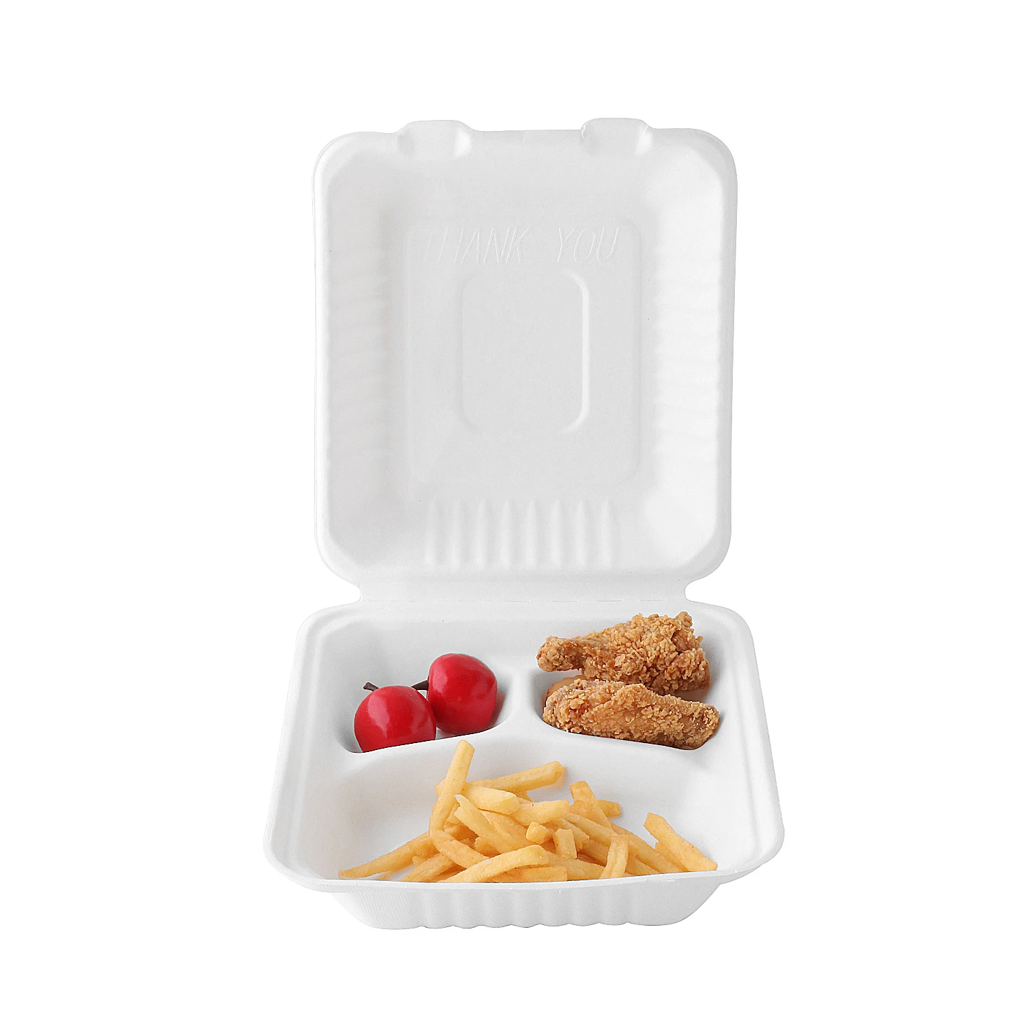 1500 мл биоразлагаемая Компостируемая посуда из сахарного тростника бумажная коробка из целлюлозного жома пищевой контейнер с крышкой