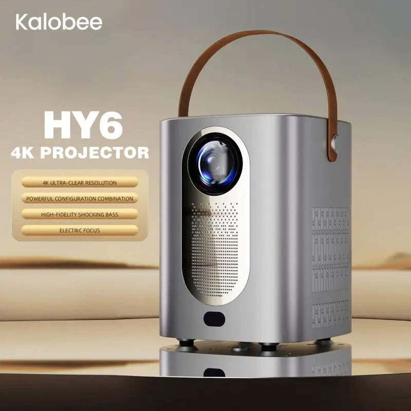 QYH HY6 Mini Portable Projector - 1080P, 4K Support, Android
