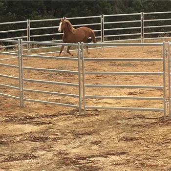 Galvanized Steel Horse Panels for Corral and Fencing - Discounted Horse Yard Panels with Custom Sizes for Local Buyers