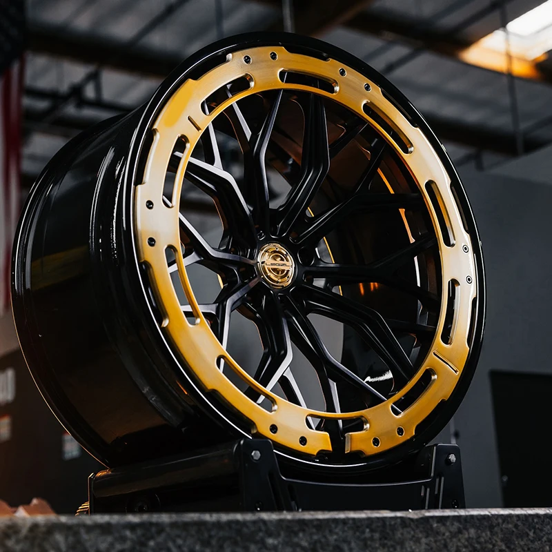 Monoblock / 2 Piece Bronze Forged 15 18 20 21 22 24 26INCH Car Wheels 5x114.3 5x112 5x130 For Luxury