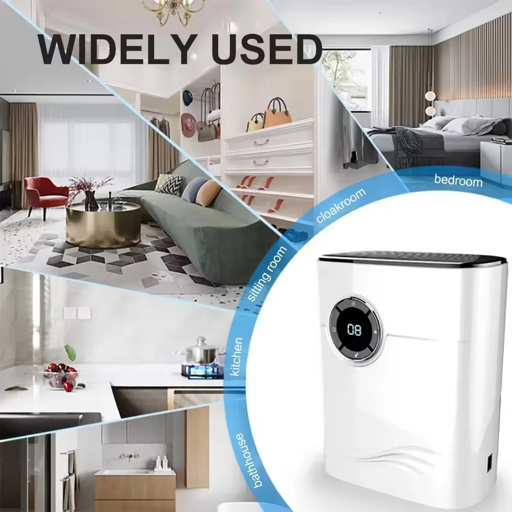 Bedroom Basement Small Dehumidifier Moisture-absorbing Dehumidification and Dehumidification Drying Machine Fan-assisted 5