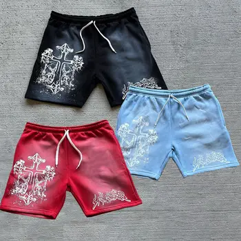 latest design custom printing running jogging basketball sporty Drawstring shorts for men