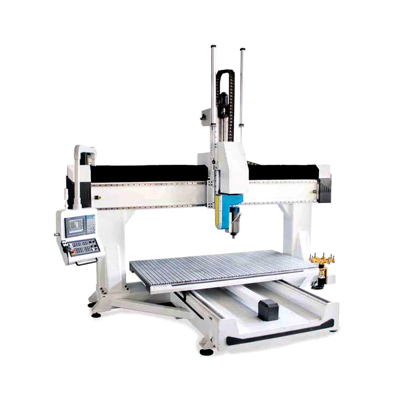 5 Axis Wood Cnc Router Machine for 3d 4d 5d Works Art Statue Wood Carving 5 Axis Cnc Price