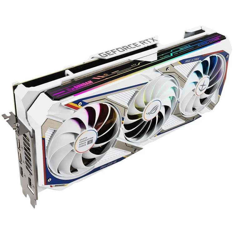 Used ASUS ROG STRIX GeForce RTX 3090 GUNDAM Edition 24GB GDDR6X