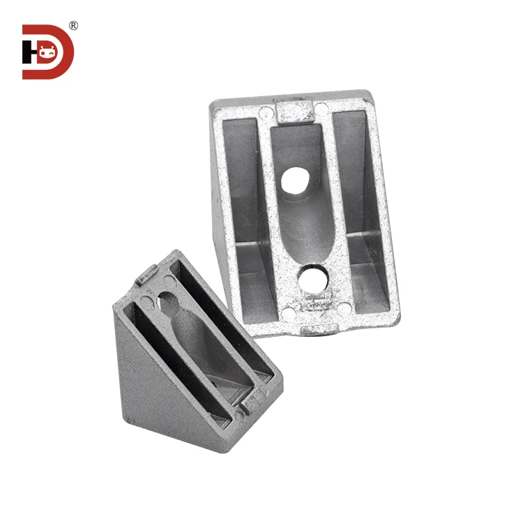 Industrial Aluminum Profile 4040 Accessories, Profile Frame, 45 Degree Beveled Edge Connection Fixing Parts factory