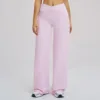 Falling cherry powder Wide-leg pants