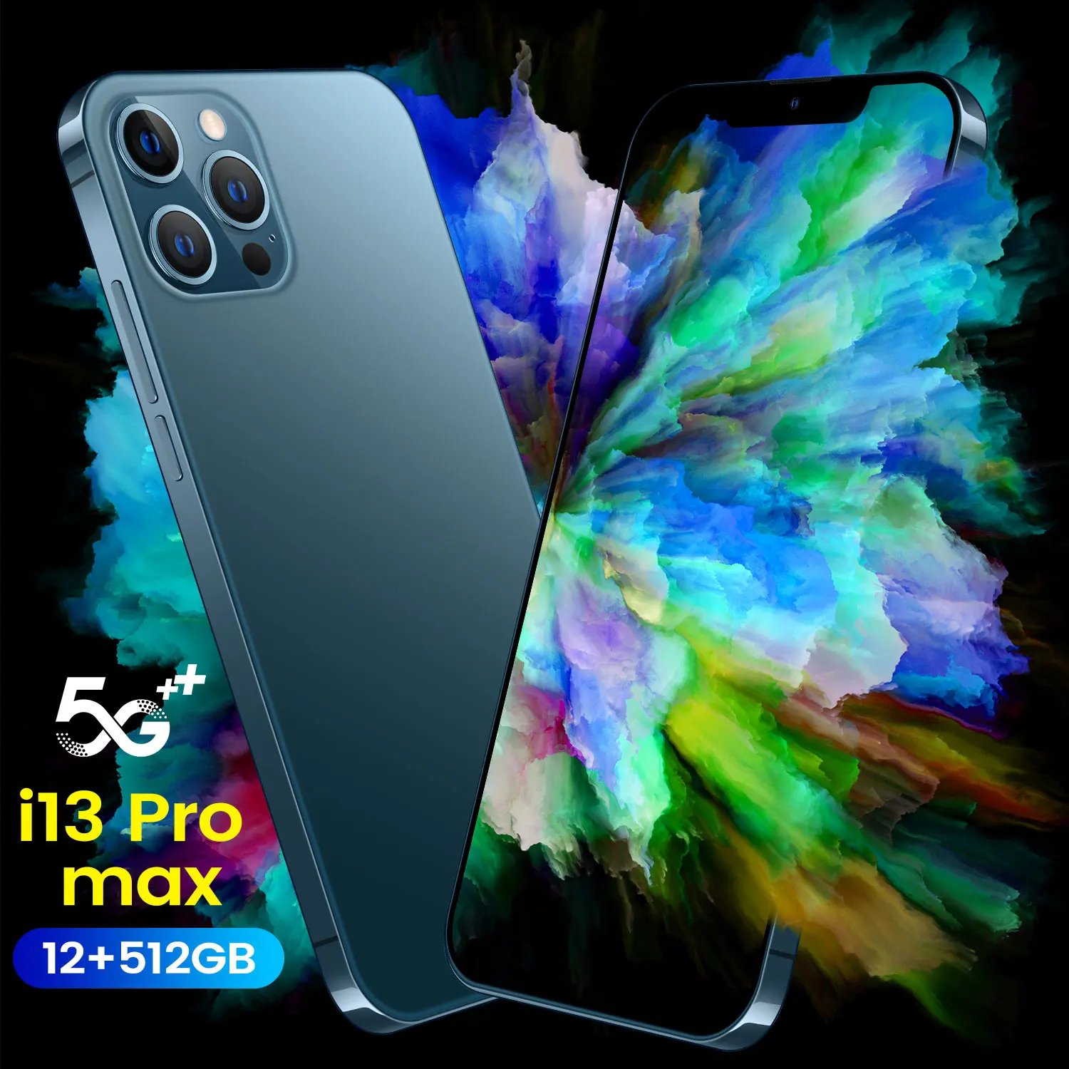Новое поступление мобильный телефон PHONE13 PRO 12 Гб + 512 ГБ 6,7 дюймовый полный дисплей Android 10,0 мобильный телефон I13 PRO MAX сотовый телефон смартфон