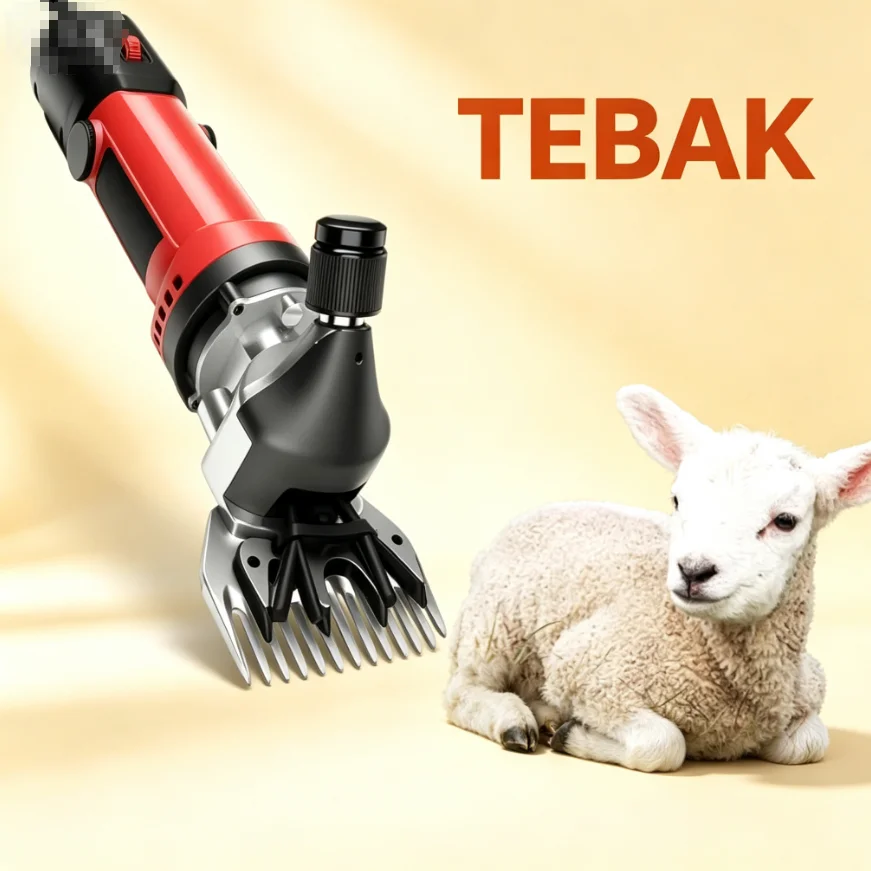 TEBAK Adjustable High Efficiency Electric Horse Hair & Wool Shearing Machine