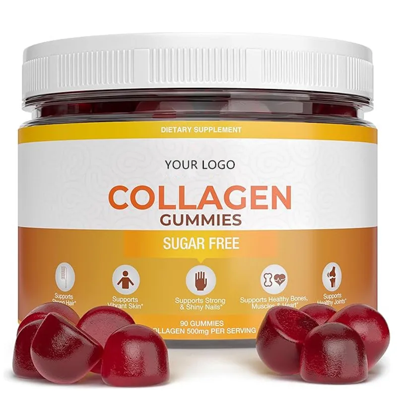 multi-kollagen peptides marine collagen powder untuk kulit rambut dan kuku kesehatan collagen gummies