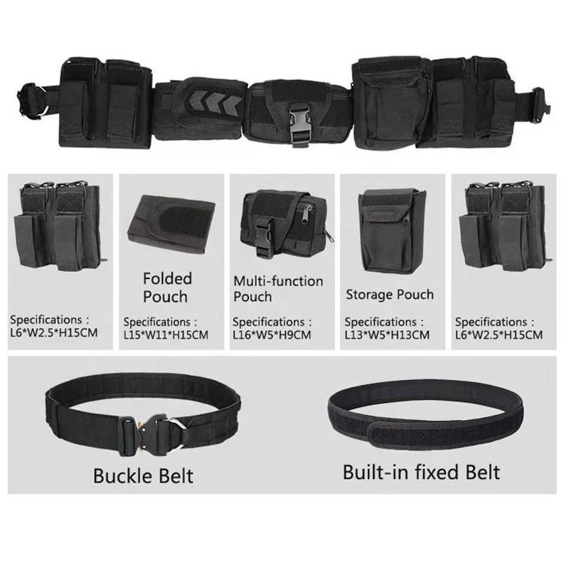 Camping and Everyday Use Tactical Belt Utility Nylon Tactical Duty Belt Tactic Sport Enthusiasts Training Waist Belts