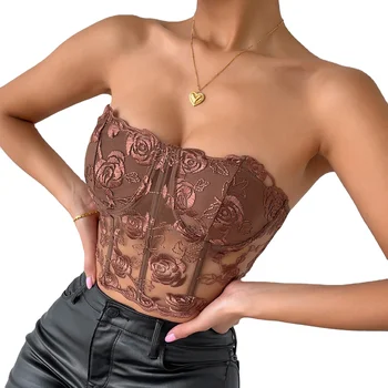 2024 Erotic Valentines Lingerie Honeymoon Lace Bodysuit Sexy Women's Bodysuits With Garter Belts