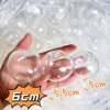 Piel de bola transparente de 4 cm (brida)