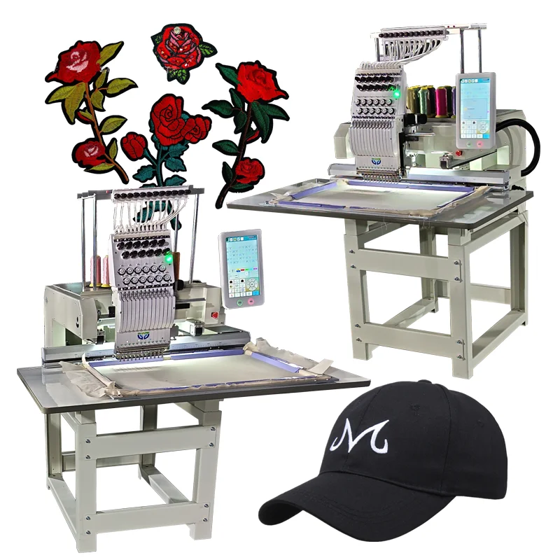 Многофункциональная вышивальная машина с 4 головками компьютерная вышивка швейная распродажа