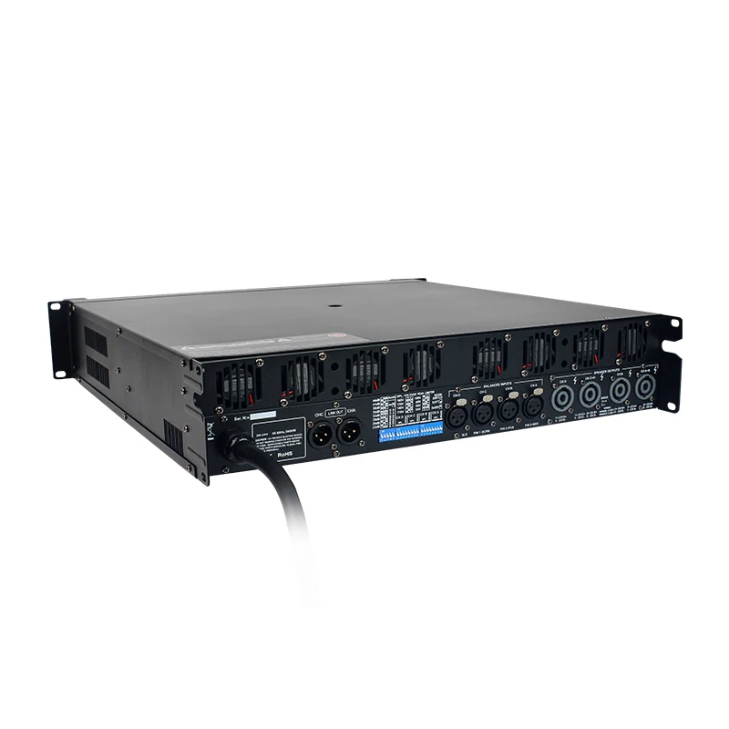 High Quality High End Amplifier China 4CH Amplifier 4000 Watts Professional Power for Stage