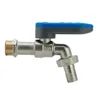Manche plastique bleu 1/2 - tête conique