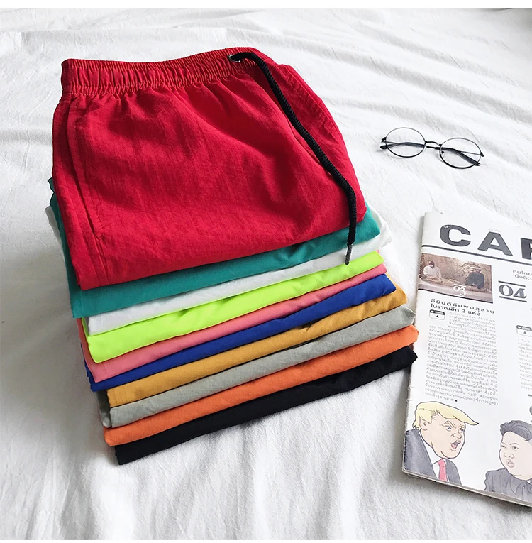Short de bain pour hommes, couleur unie, vêtements de plage, vente en gros, prêt à être expédié, 638_voghion.com