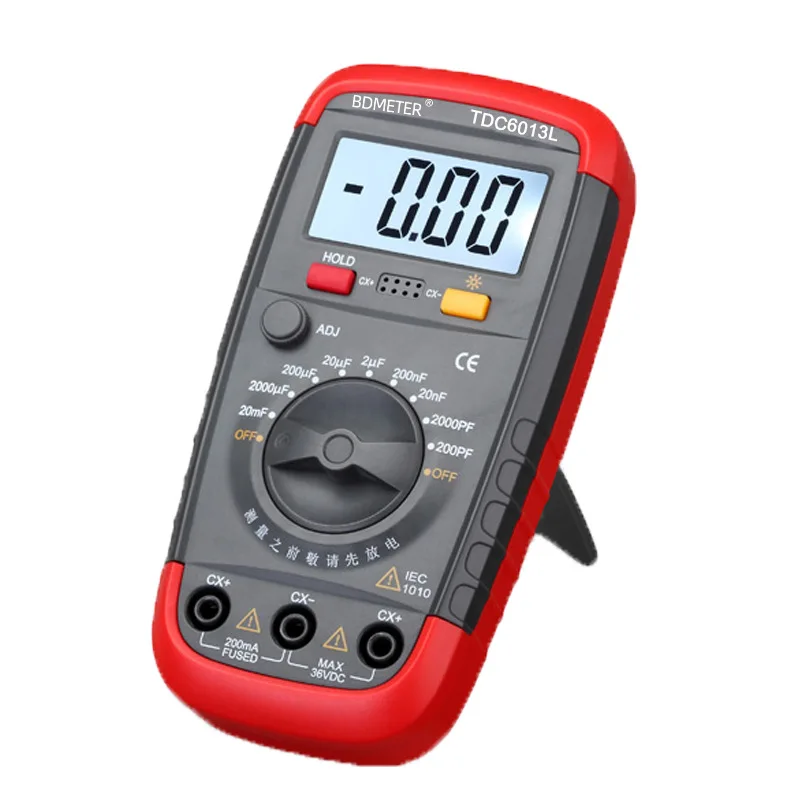 200pF to 20mF Capacitor Tester Professional Digital LCD Capacitance Meter