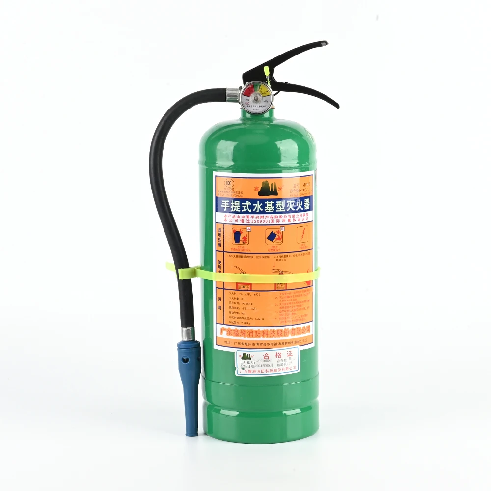 Оборудование для пожаротушения бутылка для воды Extintor легко использовать высокое качество 9л для огнетушителя на водной основе