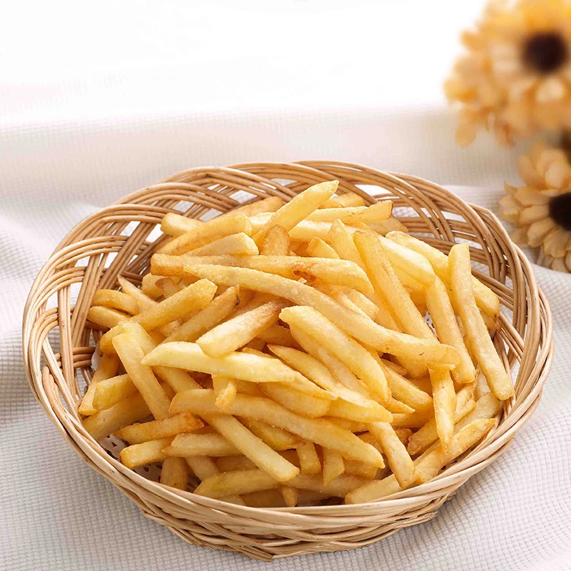 frozen potato chips 2kg / bag 1 / 4 cut,pre fried potato size