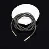 Laccio grigio minerale da 4 mm con fibbia