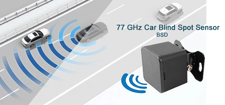 Factory Direct Waterproof Car Blind Spot Detection System 77GHz BSD Installation factory