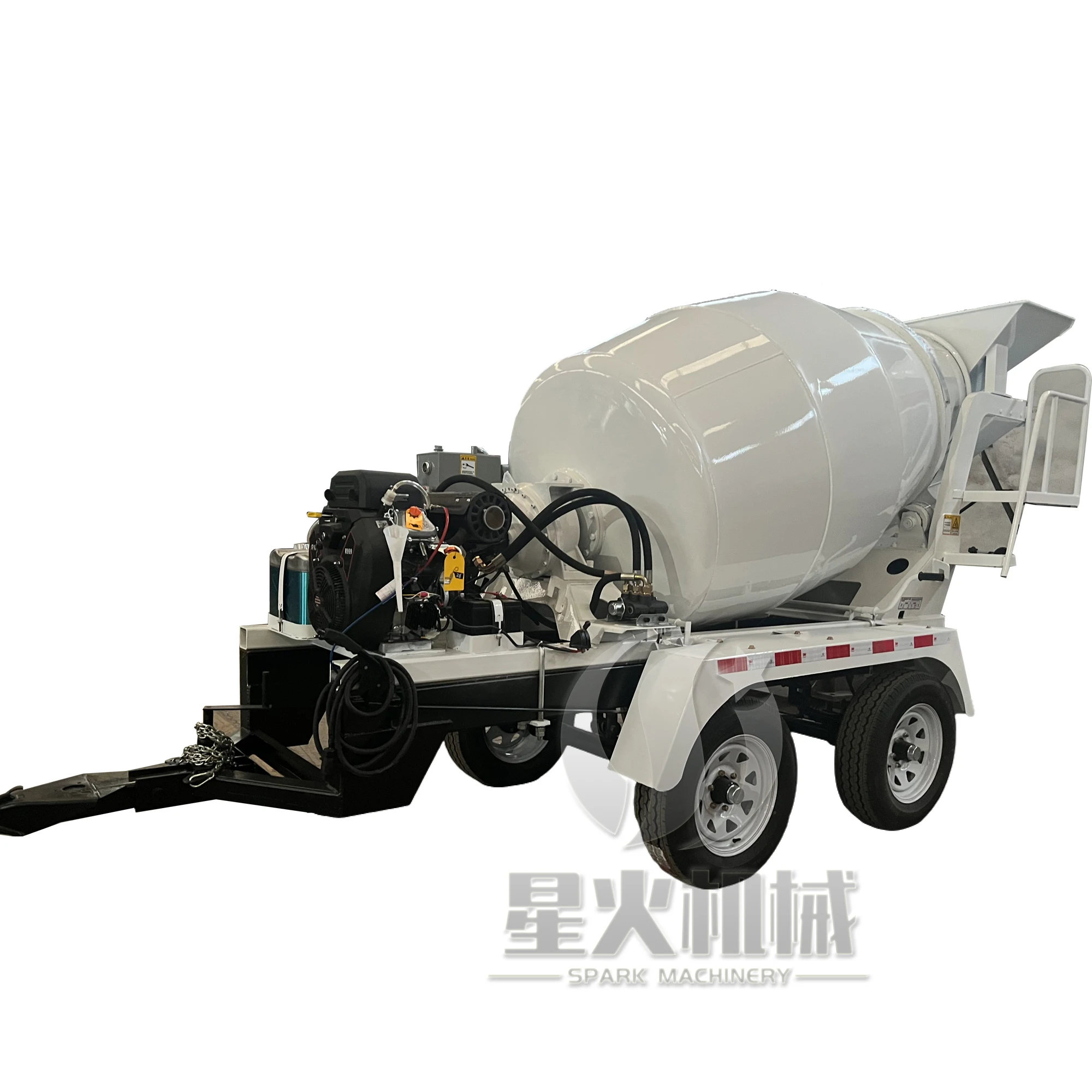 4 Cubic Yards Concrete Portland Transit Mixers Movable Mini Concrete Mixer for Trucks Quality Mixing Tank Machine for Factory