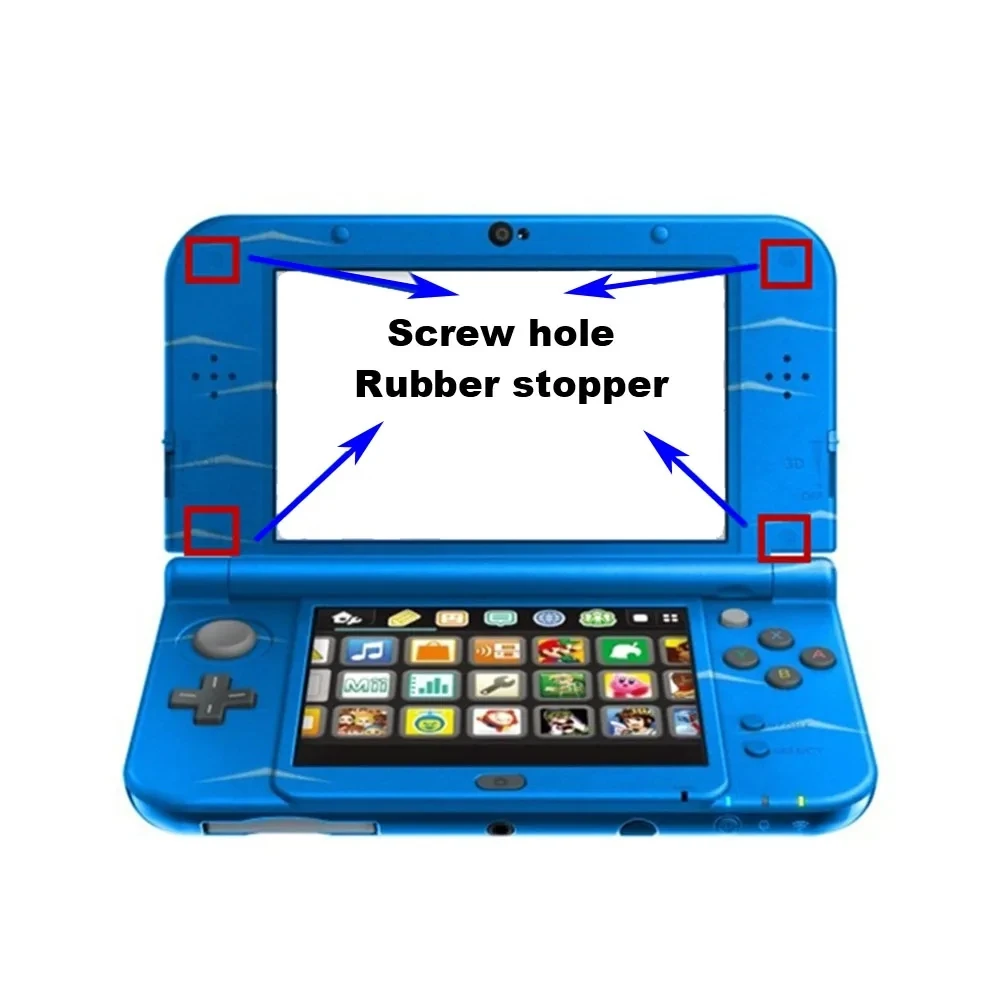 Coperchio Superiore Per Viti LCD Per Il Nuovo 3DS XL LL