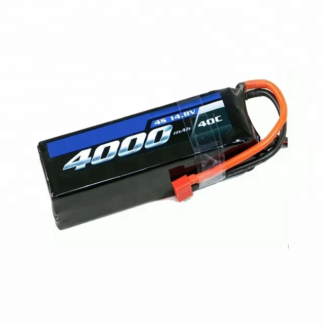 Factory Direct Supply Receiver Battery 14.8v 4000mah 40c Lipo Battery for Rc Drone