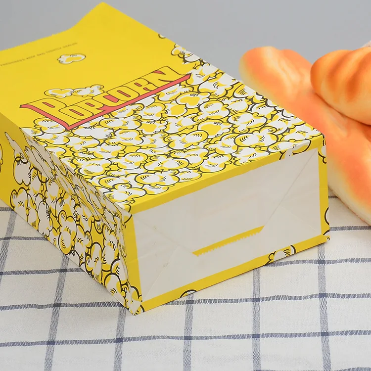 Microwave Popcorn Paper Grease Proof Packaging Bags For Popcorn Buy
