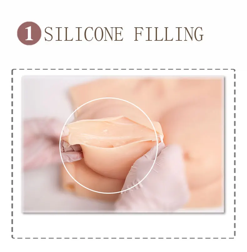Forma de Seno de Silicona para prótesis de Mastectomía, Mejora la Forma Forma de Seno de Silicona para prótesis de Mastectomía, Mejora la Forma
